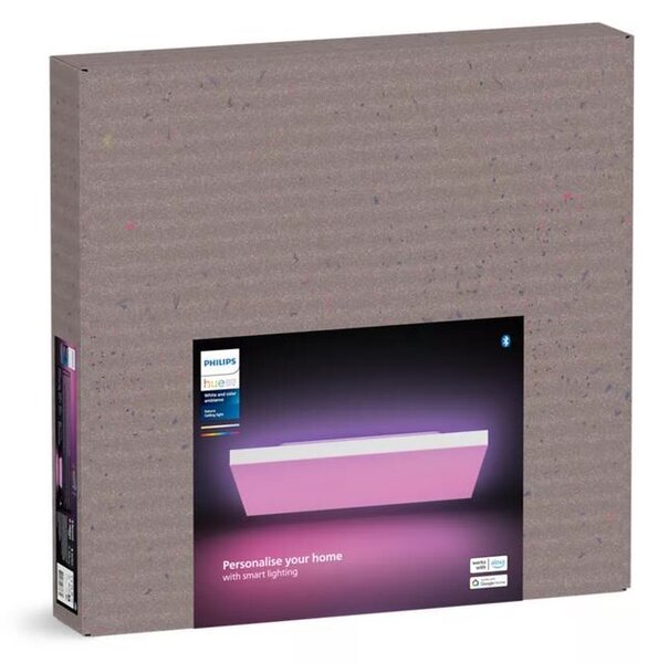 Hue Datura ceiling SQ XL stropní svítidlo LED 67W 3140-4840lm 2000–6500K IP20, bílé