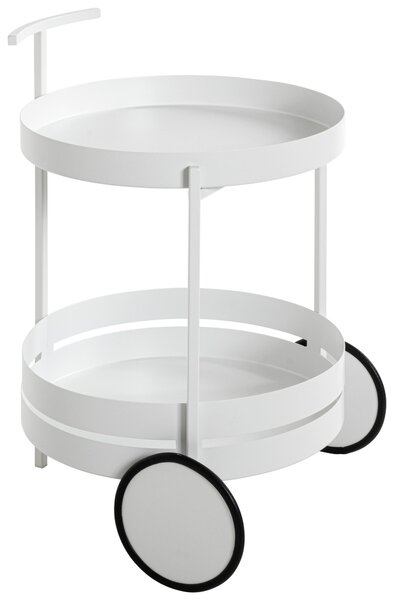 SERVÍROVACÍ VOZÍK, bílá, 42/42/61 cm - Barové vozíky, Online Only