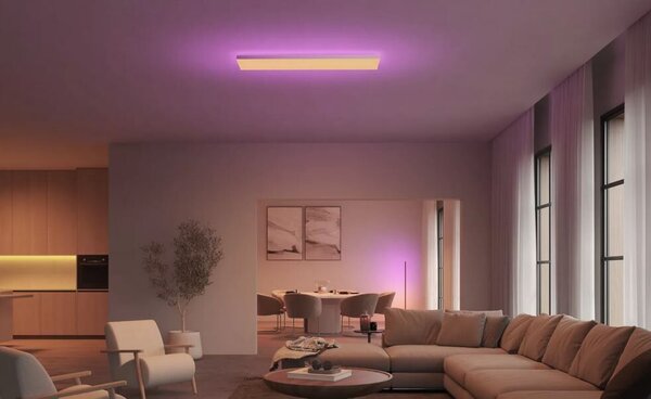 Datura Hue slim ceiling REC stropní svítidlo LED 67W 4250lm 2000-6500K 30x120cm IP20, bílé