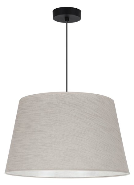Závěsné svítidlo Jen, 1x světle béžové textilní stínítko, (fi 44 cm), b