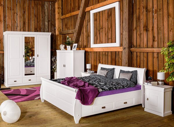 Stará Krása - Own Imports Manželská postel z borovice 140 x 200 V/Š/H