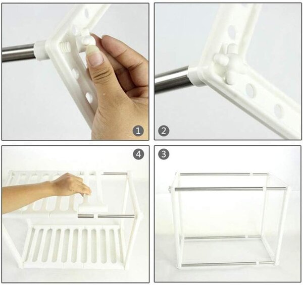 Kuchyňský organizér, pod dřez nastavitelný 40-70cm PORTE
