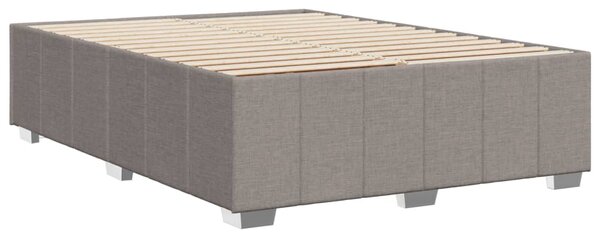 Rám postele bez matrace taupe 140 x 190 cm textil 3284836