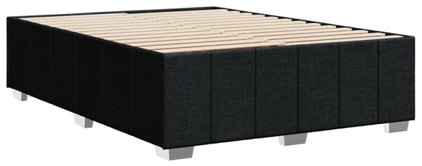 Rám postele bez matrace černý 160 x 200 cm textil 3284848