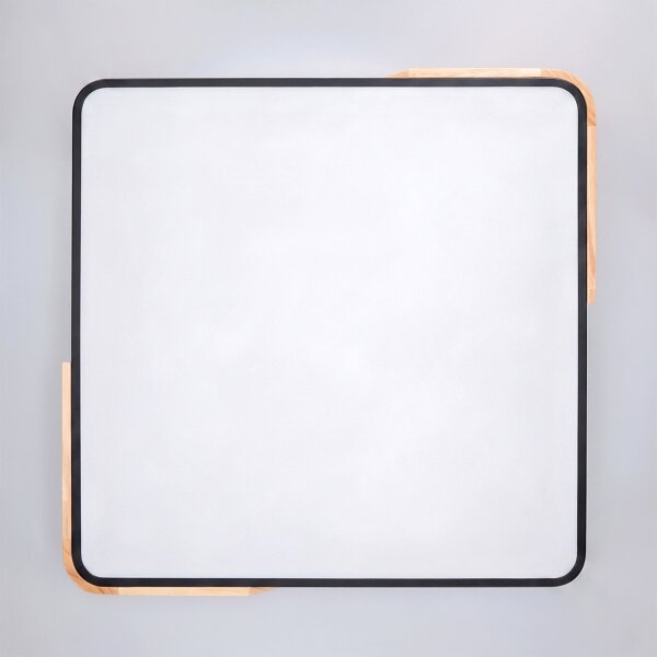 Brilagi - LED Stmívat. svítidlo PILANA LED/60W/230V dub/černá 56x56 cm + DO