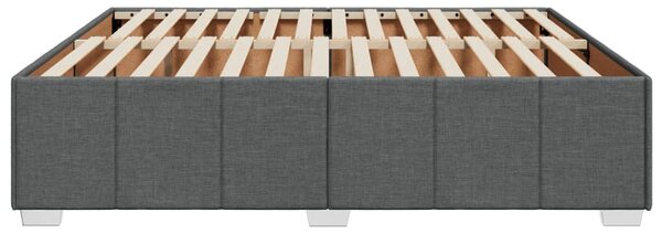 Rám postele bez matrace tmavě šedý 180 x 200 cm textil 3284854