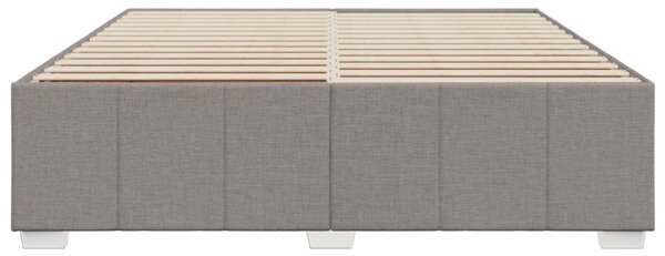 Rám postele bez matrace taupe 180 x 200 cm textil 3284857