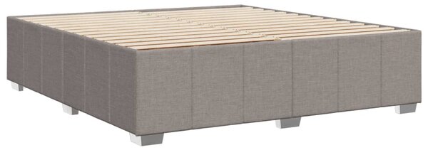 Rám postele bez matrace taupe 180 x 200 cm textil 3284857
