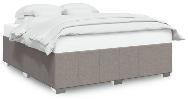 Rám postele bez matrace taupe 180 x 200 cm textil 3284857