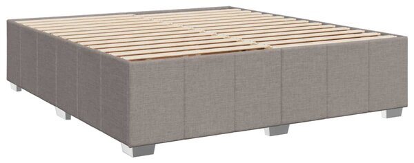 Rám postele bez matrace taupe 180 x 200 cm textil 3284857