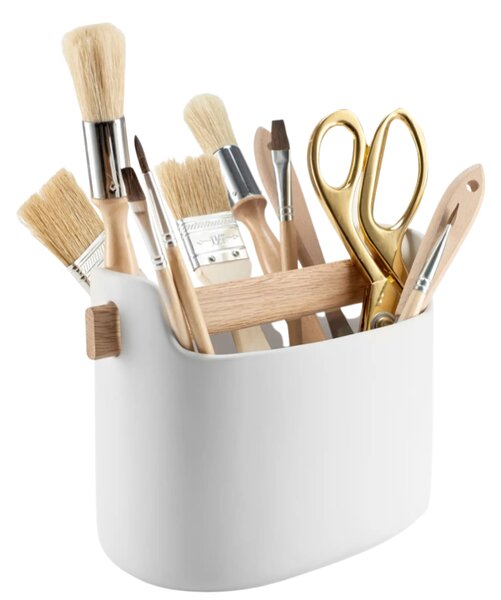 EVA SOLO Stojan na kuchyňské náčiní Toolbox White - 15 cm ESL129