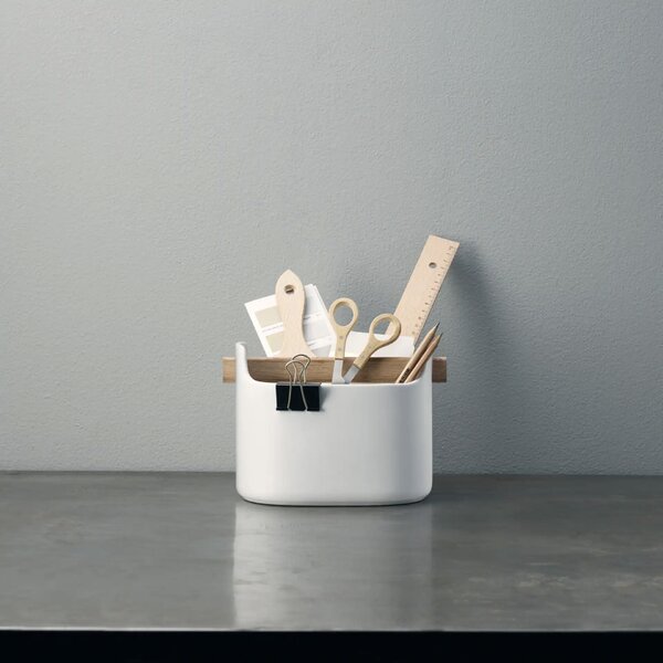 EVA SOLO Stojan na kuchyňské náčiní Toolbox White - 15 cm ESL129