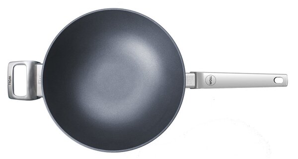 Wok Pánev Diamond Lite PRO s nerezovou rukojetí 34 cm na indukci - WOLL