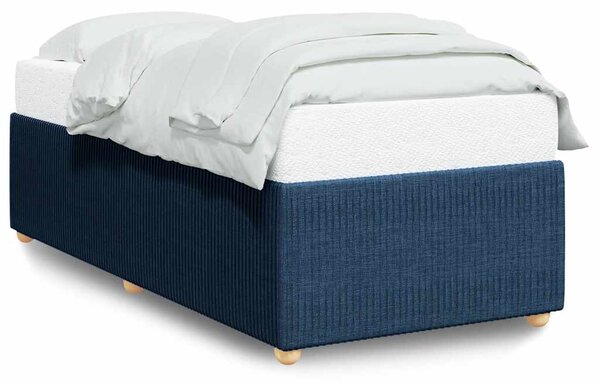 Rám postele bez matrací modrá 90x190 cm textil 3284906