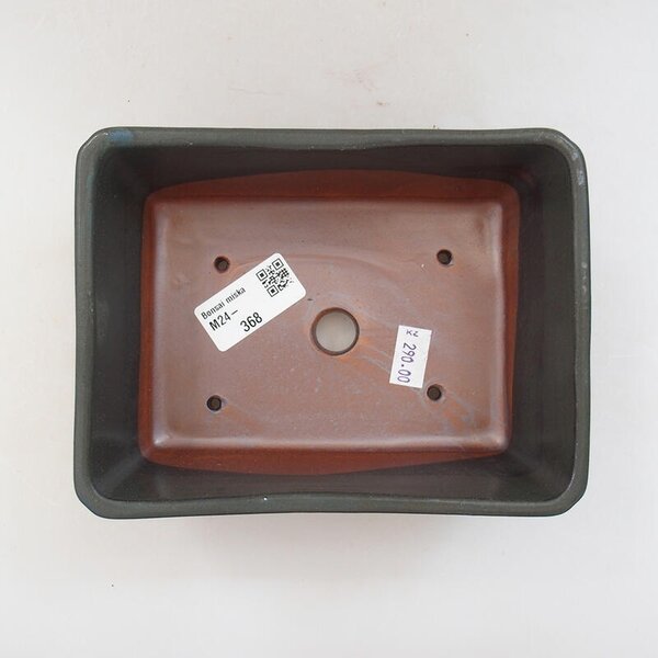 E-bonsai Keramická bonsai miska 16 x 12 x 5,6 cm šedá