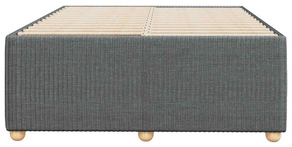 Rám postele bez matrací tmavě šedá 120x190 cm textil 3284922