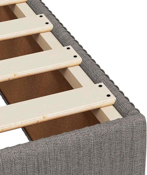Rám postele bez matrace taupe 120 x 200 cm textil 3284932
