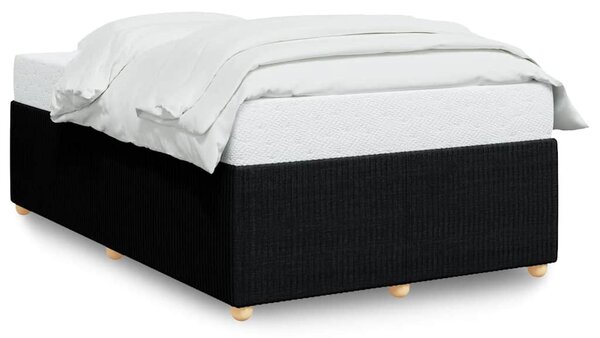 Rám postele bez matrací černá 120x190 cm textil 3284923