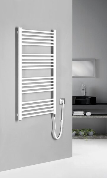Sapho Sapho, METRO-E elektrické topné těleso, rovné, 500x1060 mm, 400 W, bílá, ME410