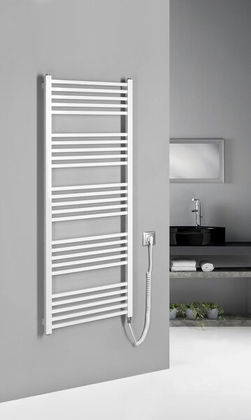 Sapho Sapho, METRO-E elektrické topné těleso, rovné, 500x1340 mm, 500 W, bílá, ME513