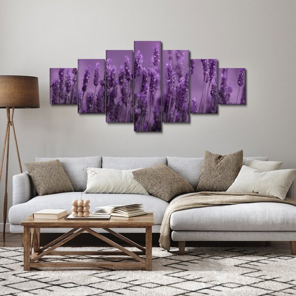 Obraz - Levandule (210x100 cm)
