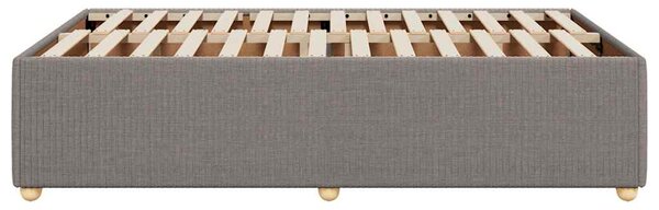 Rám postele bez matrace taupe 120 x 200 cm textil 3284932