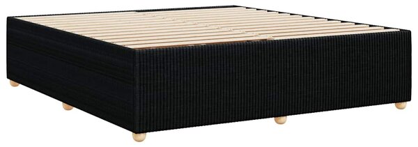 Rám postele bez matrace černý 180 x 200 cm textil 3284958