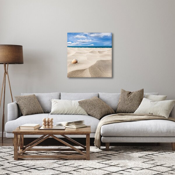 Obraz - Mušle na pláži (30x30 cm)