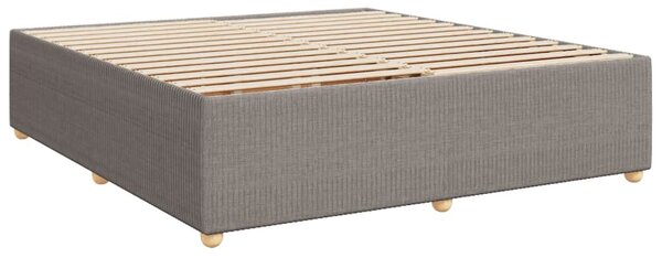 Box spring postel s matrací taupe 180x200 cm textil 3285592