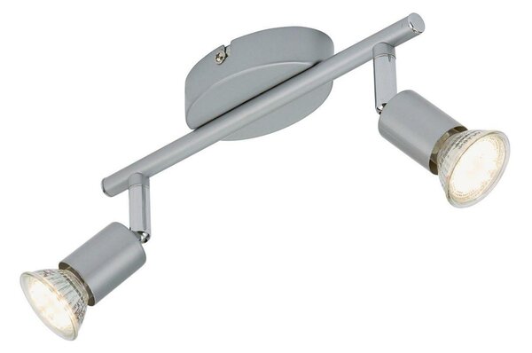 BRILONER Bodové svítidlo 25,5x7 cm 2xGU10 4,8W 520lm titan BRI 2915-024