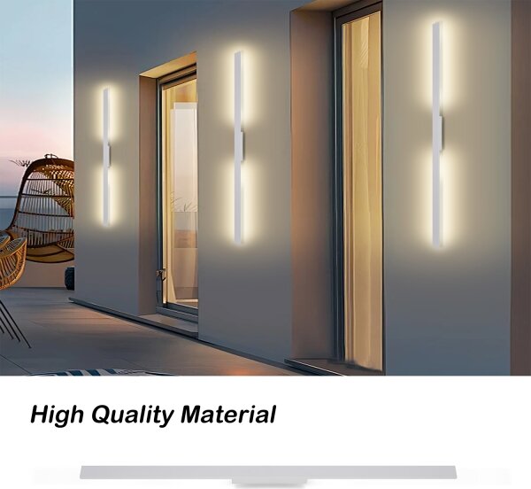 Brilagi - LED Venk. nást. svít. LUNA LED/24W/230V 3000K IP65 100 cm bílá CRI 90