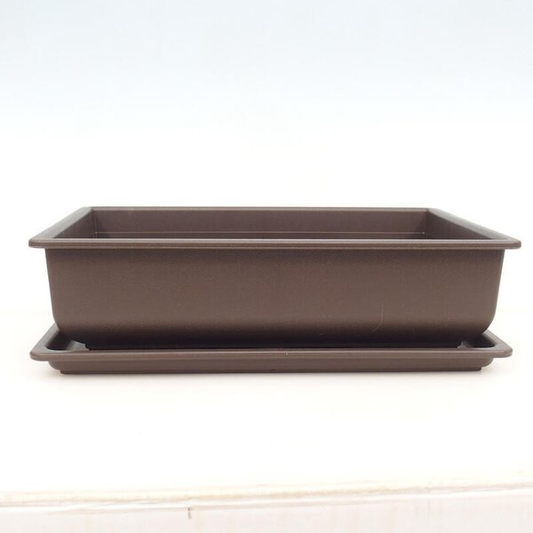 E-bonsai Bonsai miska+podmiska plast MP-5 - 28 x 21 x 8 cm