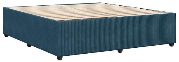 Rám postele modrý 180 x 200 cm samet 3285028