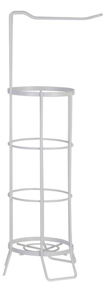 Bílý stojan na toaletní papír z nerezové oceli Linnea – Premier Housewares