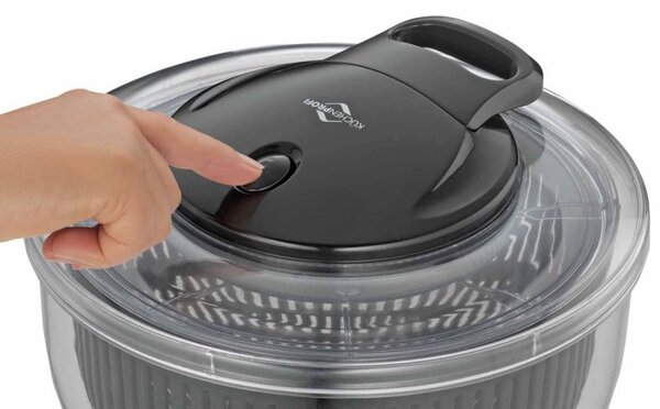 Odstředivka na salát TURBO, transparentní - Küchenprofi Solingen
