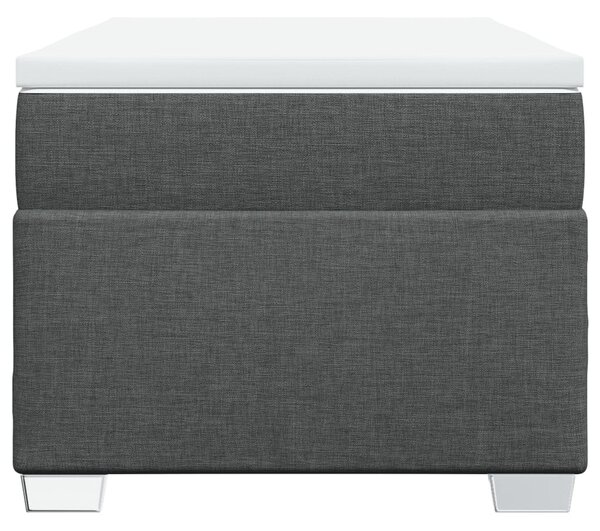 Box spring postel s matrací tmavě šedá 80 x 200 cm textil 3285089