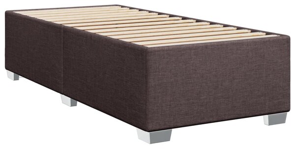 Box spring postel s matrací tmavě hnědá 80x200 cm textil 3290325