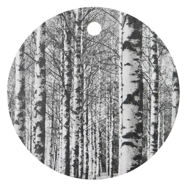 Miiko Design Box na pečivo s prkénkem Birch forest
