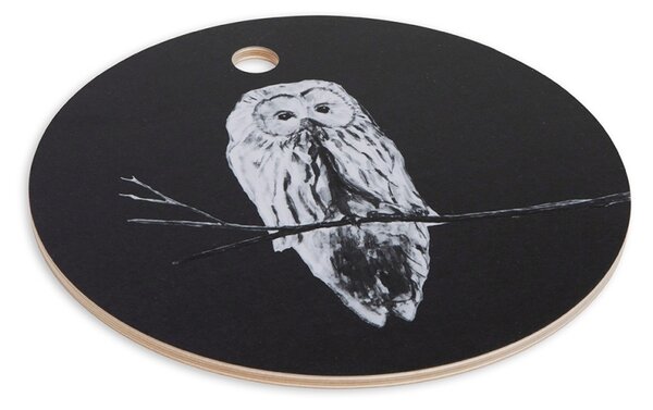 Miiko Design Box na pečivo s prkénkem Owl