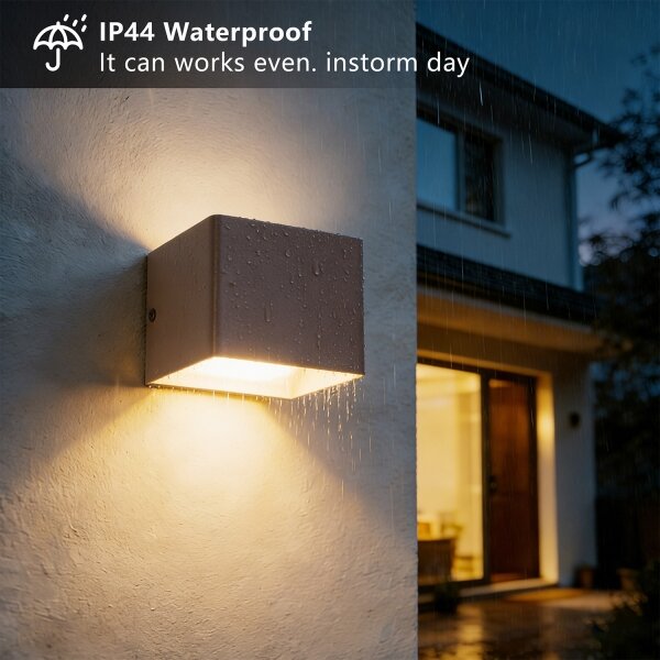 Brilagi - LED Venkovní nástěnné svítidlo DONNANI LED/5W/230V hnědá IP44