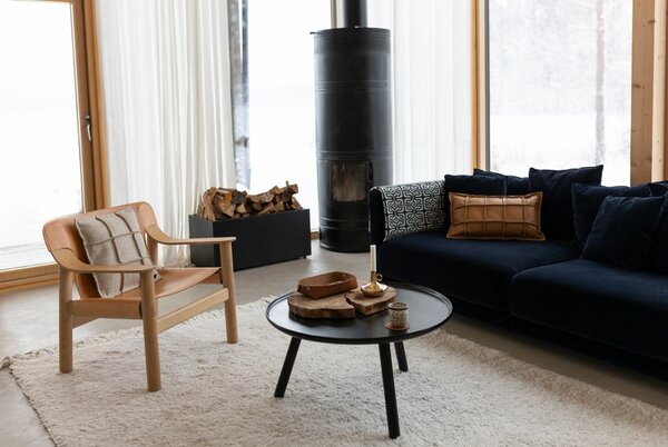Miiko Design Odkládací miska z pravé kůže Rove, hnědá