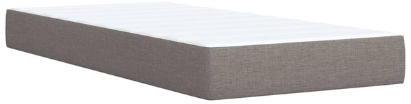 Box spring postel s matrací taupe 80x200 cm textil 3285335