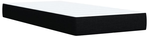 Box spring postel s matrací černá 80 x 200 cm textil 3290310