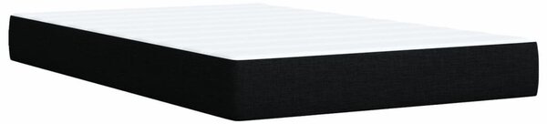 Box spring postel s matrací černá 120x190 cm textil 3285118