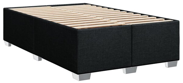 Box spring postel s matrací černá 120x190 cm textil 3285118