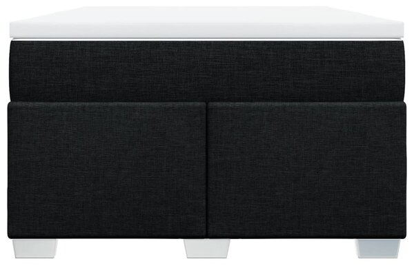 Box spring postel s matrací černá 120x190 cm textil 3285118