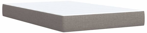 Box spring postel s matrací taupe 120x190 cm textil 3285363