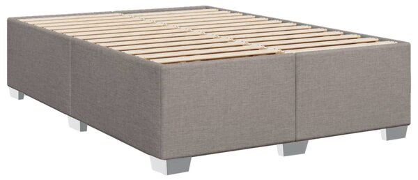 Box spring postel s matrací taupe 140x190 cm textil 3285894