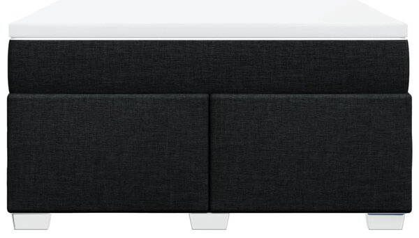 Box spring postel s matrací černá 140 x 190 cm textil 3285132