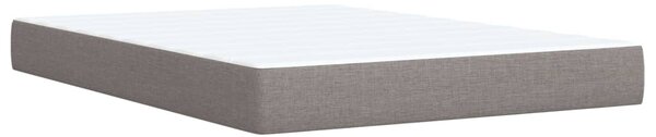 Box spring postel s matrací taupe 140x190 cm textil 3285894